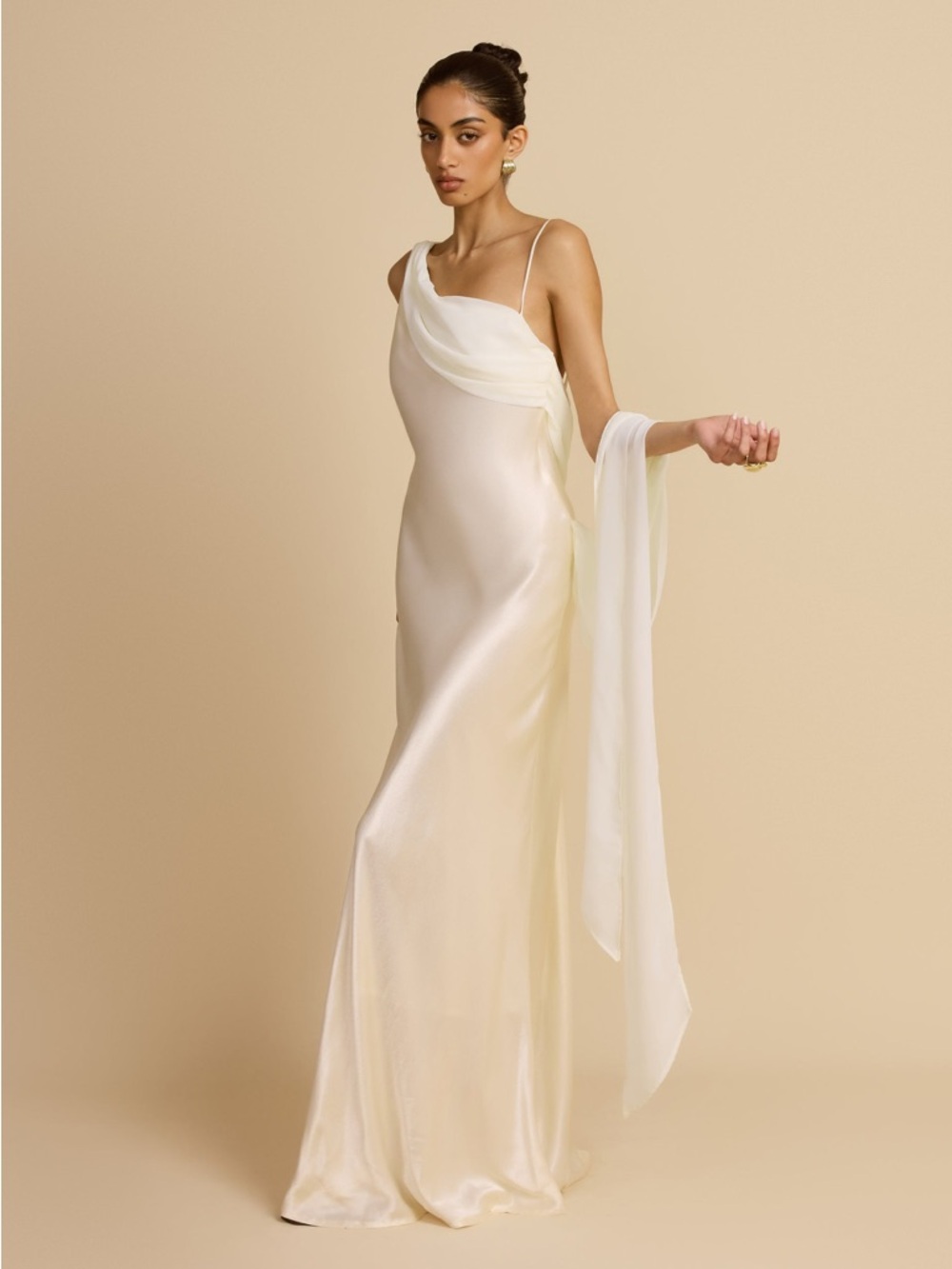 Arcina Ori Helena Ivory Maxi Dress NWT - Picture 2 of 10